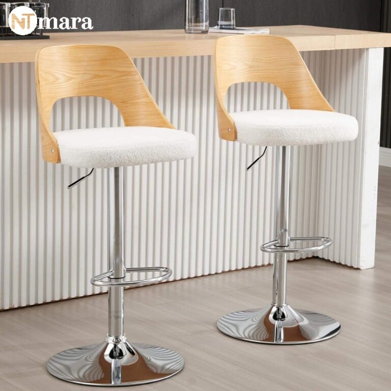 white leather bar stools 3
